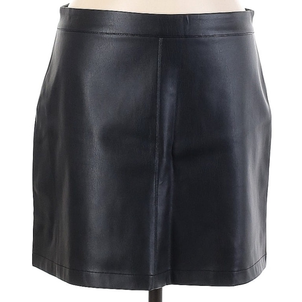 BB Dakota black faux leather skirt NEW with Tags